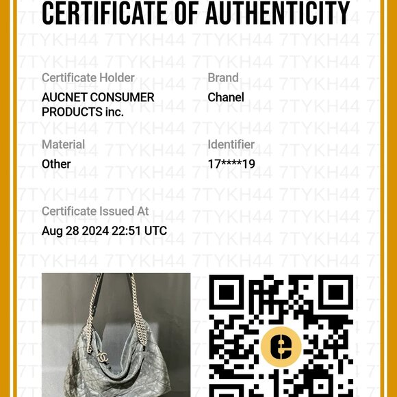 Pre-owned CHANEL Black Iridescent Quilted Daily Hobo Bag - Picture 6 of 6